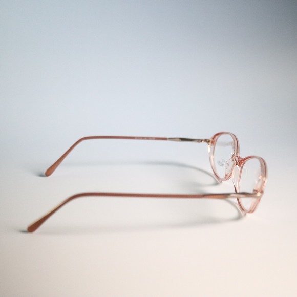 OptiLux 5843 C3 51-15/16\ 135 rose nude brown round eyeglasses frames N7 - Picture 8 of 11